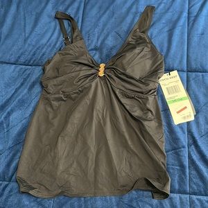 Coco Reef tankini swim top, brand new. Size. 34 C cup. With underwire